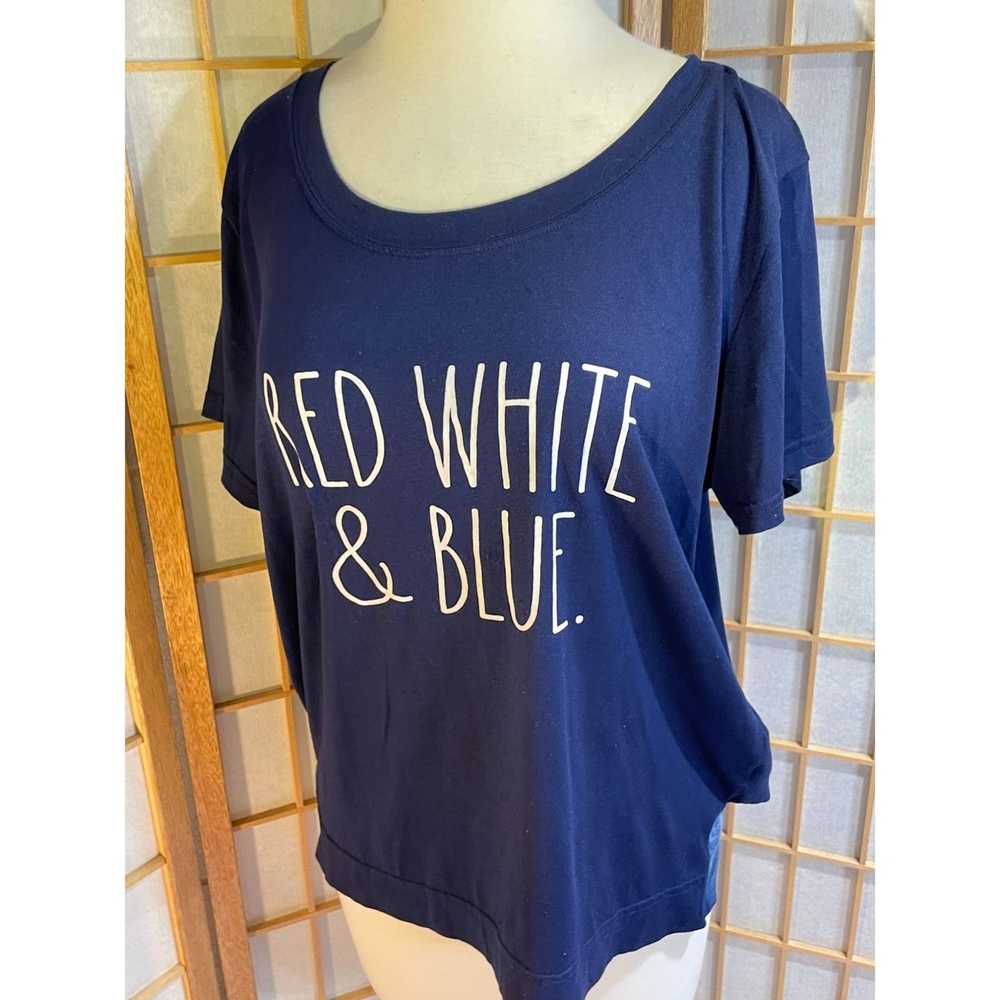 Other Rae Dunn Lg Red, White & Blue Tee - image 10