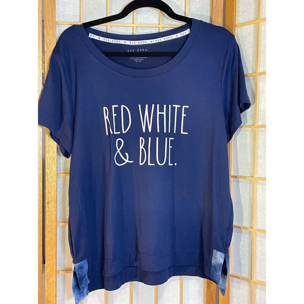 Other Rae Dunn Lg Red, White & Blue Tee - image 2