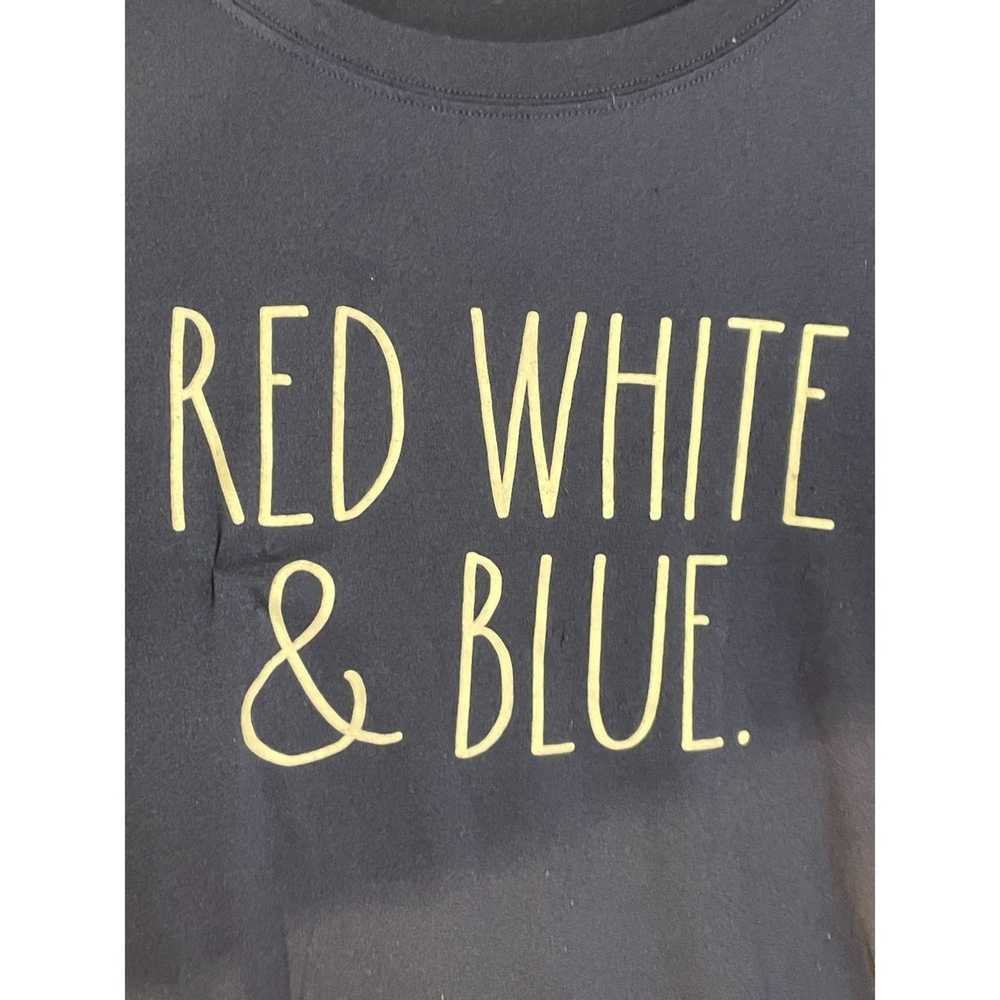 Other Rae Dunn Lg Red, White & Blue Tee - image 3