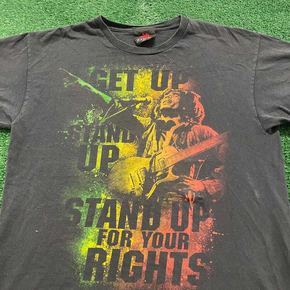 Vintage 90s Bob Marley TShirt Reggae Rasta Music Jamaica Adult Tee