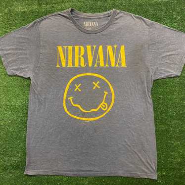 Band Tees × Nirvana × Streetwear Nirvana Smiley B… - image 1