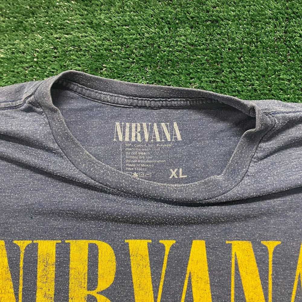 Band Tees × Nirvana × Streetwear Nirvana Smiley B… - image 3