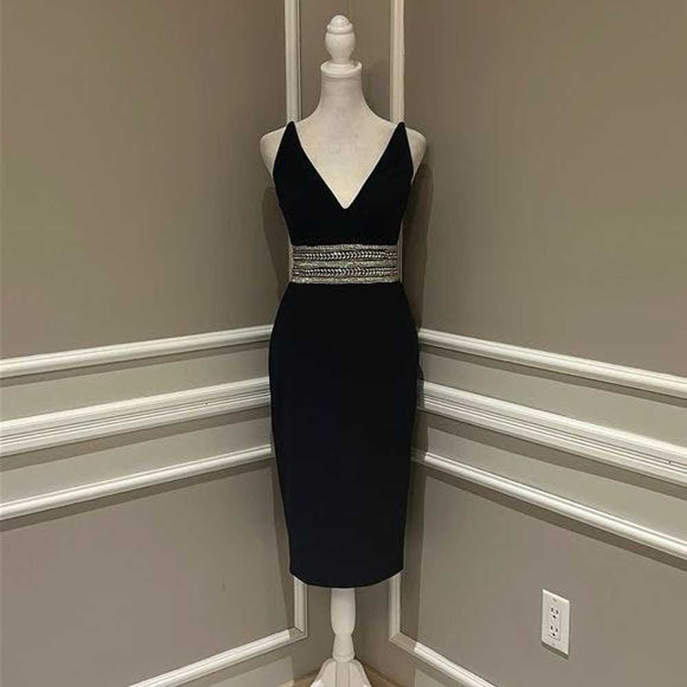 Other Xscape Navy Knee length cocktail dress w/rh… - image 2