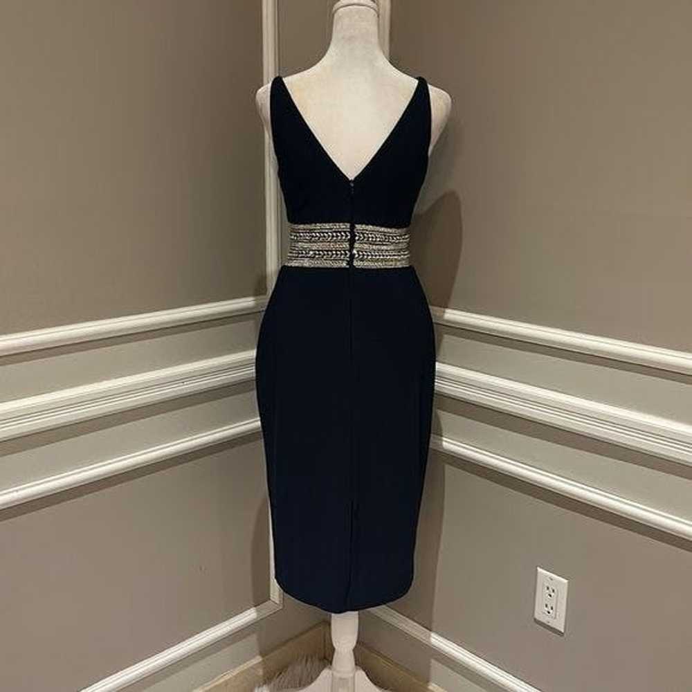 Other Xscape Navy Knee length cocktail dress w/rh… - image 6