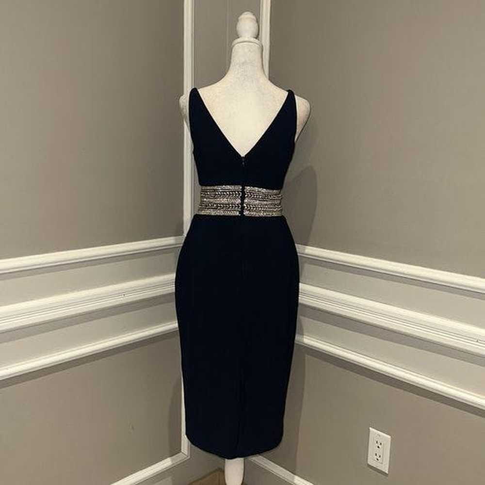 Other Xscape Navy Knee length cocktail dress w/rh… - image 7