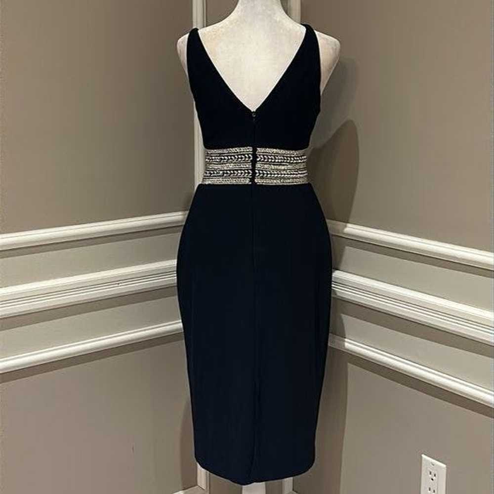 Other Xscape Navy Knee length cocktail dress w/rh… - image 9