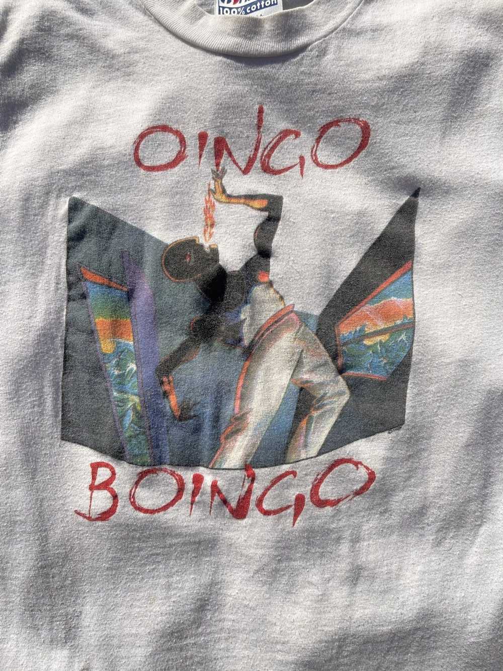 Band Tees × Vintage Vintage 1983 Oingo Boingo Alb… - image 5