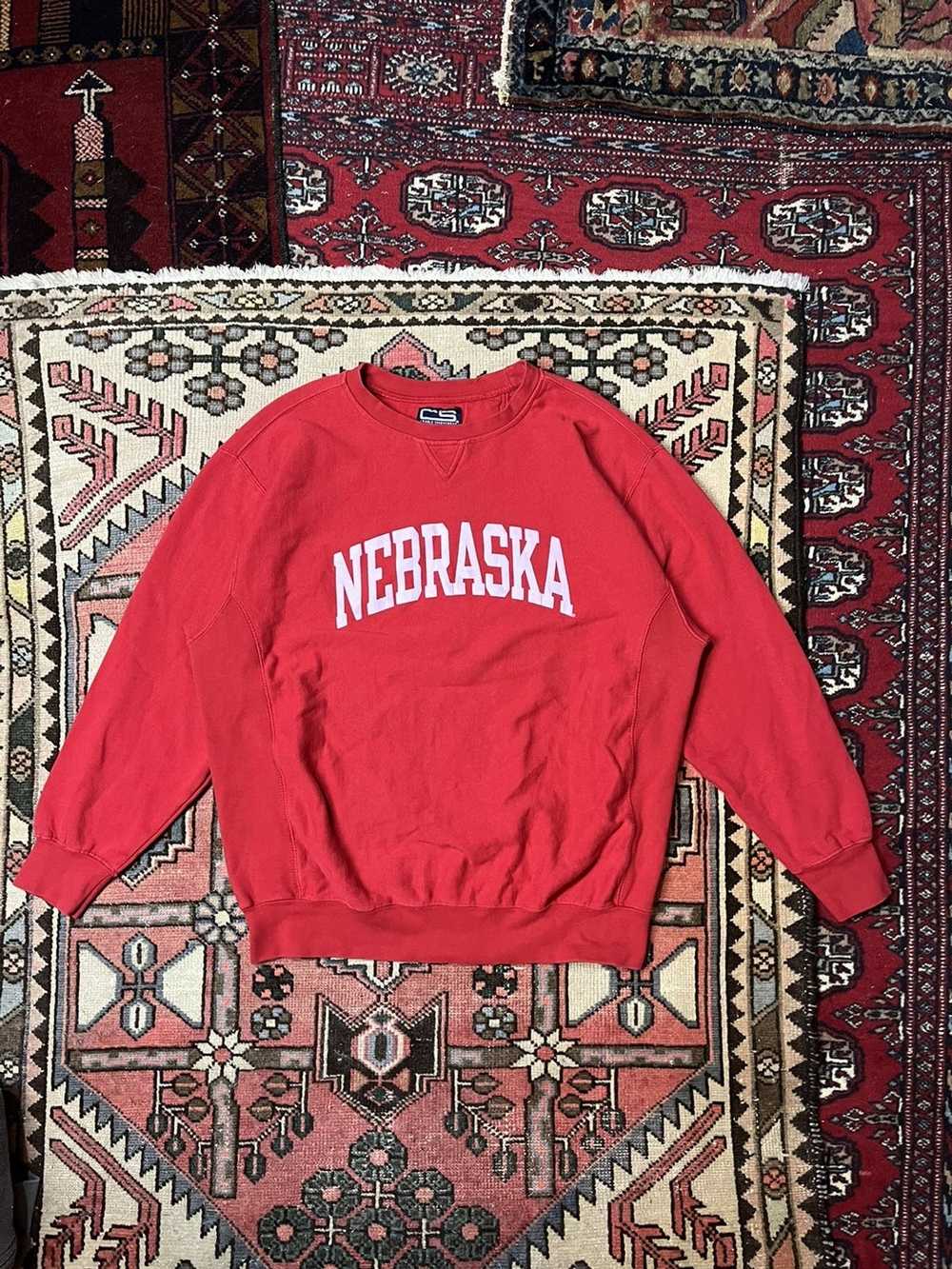 American College × Vintage Vintage Nebraska sweat… - image 1