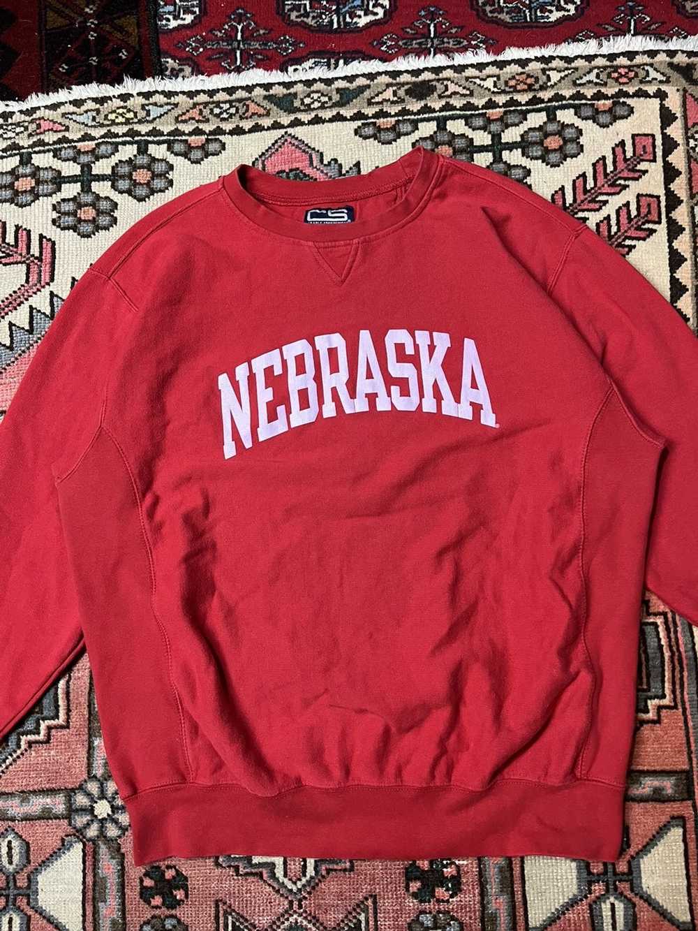 American College × Vintage Vintage Nebraska sweat… - image 2
