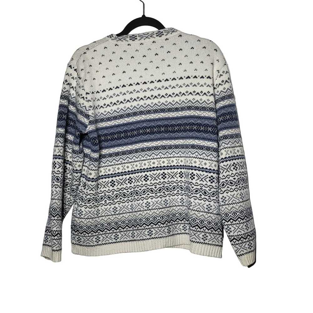 Norm Thompson Norm Thompson Fair Isle Button-Down… - image 2