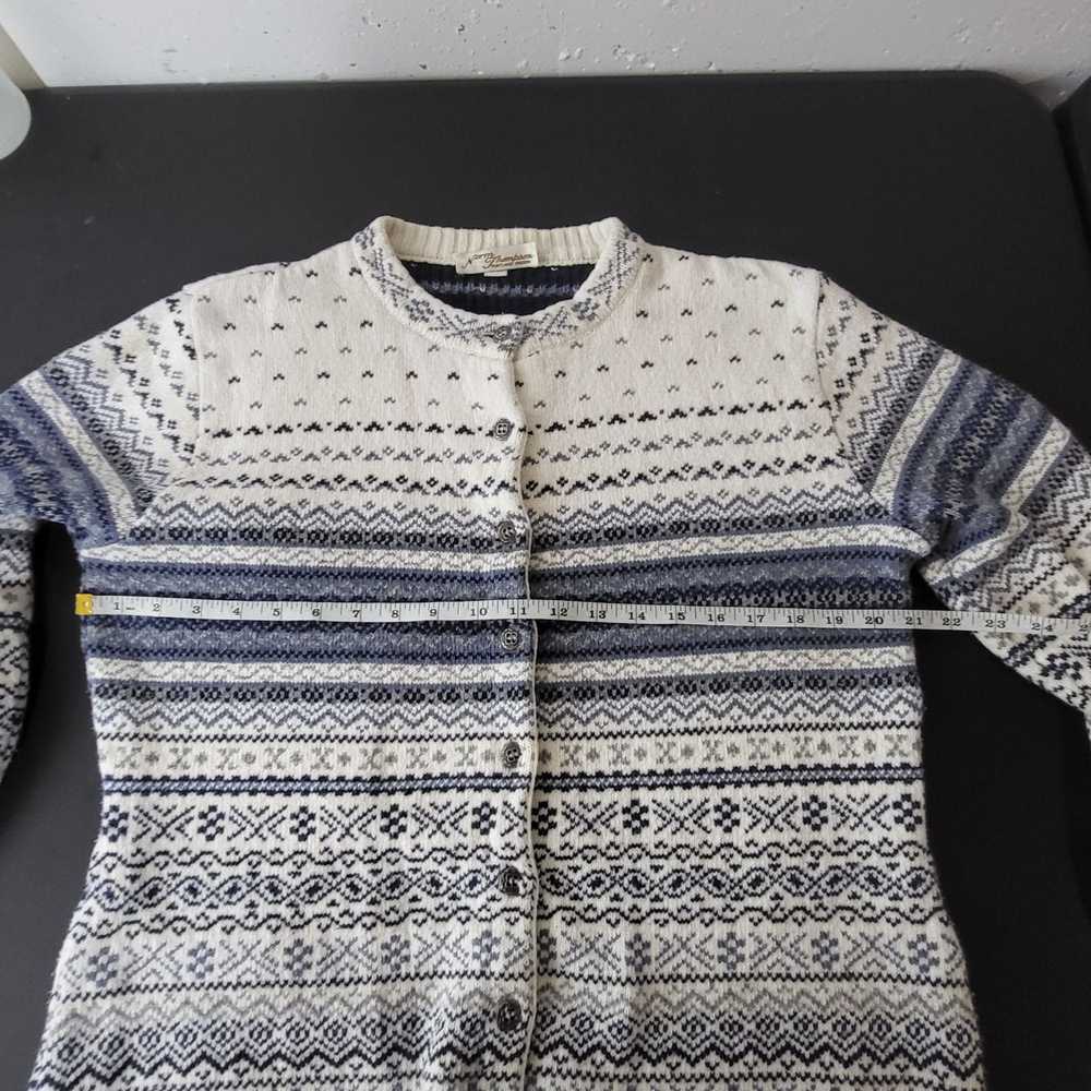 Norm Thompson Norm Thompson Fair Isle Button-Down… - image 6