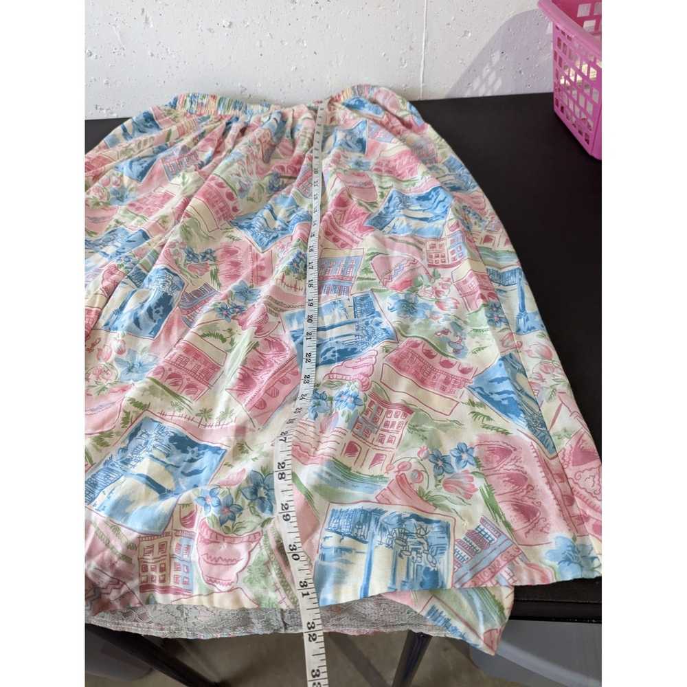 Vintage Vintage Koret Printed Skirt with Pockets … - image 6