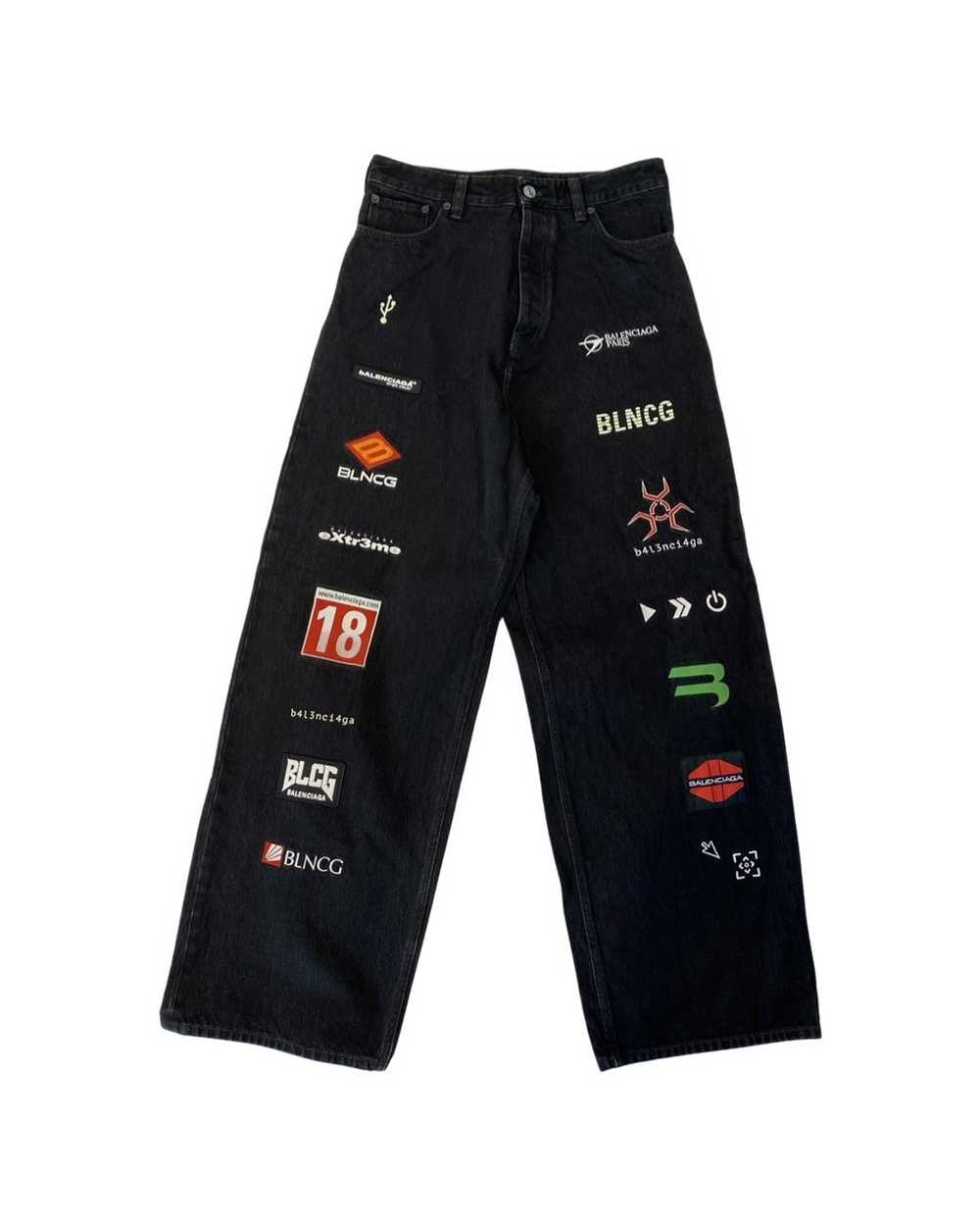 Balenciaga Balenciaga FW21 Gamer Pants - Gem