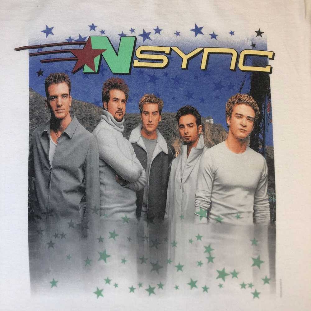 Band Tees × Vintage Vintage N'Sync Band Tee Shirt… - image 3