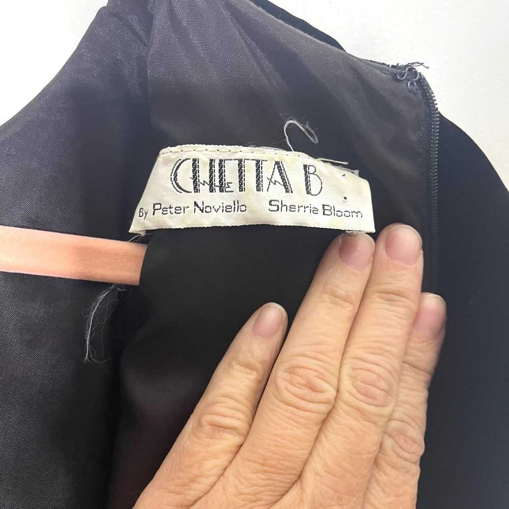 Vintage Chetta B Womens Dress Black Size 6 Vintag… - image 4