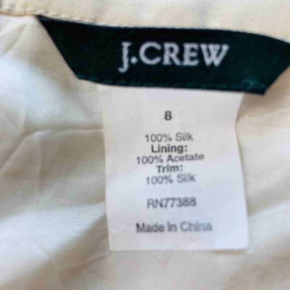 J.Crew J. Crew Ramie Silk Ruffled Mini SKIRT Camo… - image 5