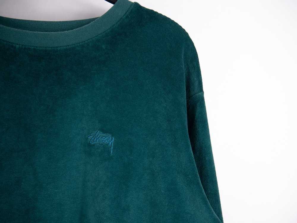 Streetwear × Stussy Sweater velvet stussy authent… - image 2