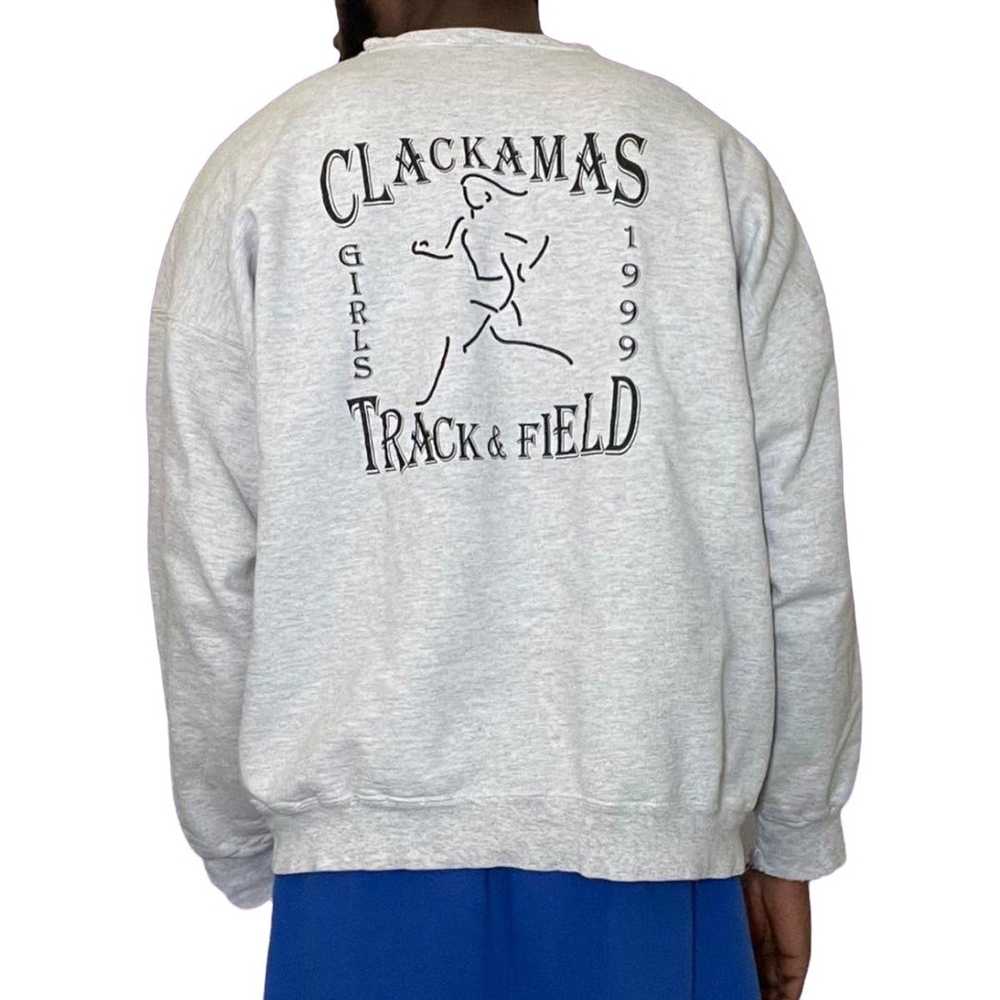 Hanes × Vintage 1999 Clackamas Track and Field sw… - image 1