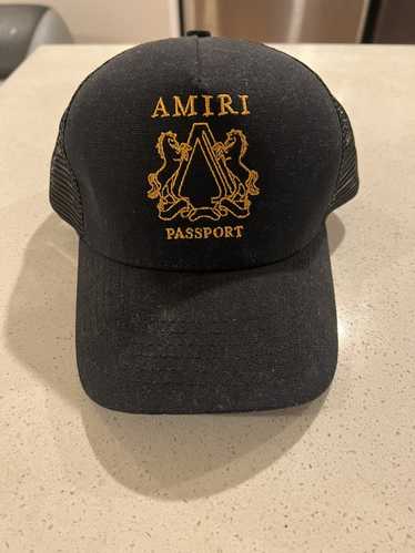 Amiri Paint Drip Core Logo Trucker Hat – KANOPY