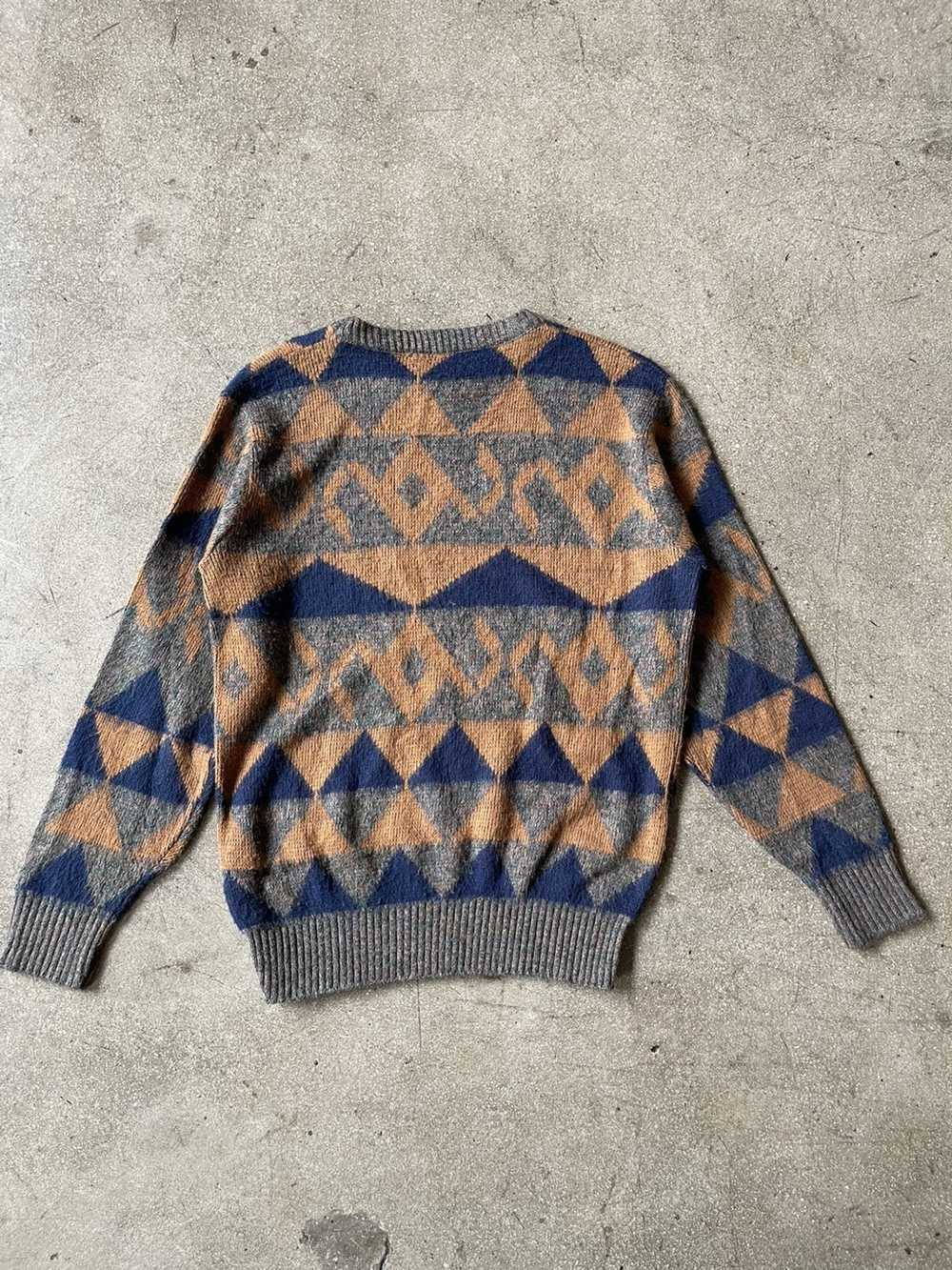 Usa Hand Knit × Vintage Vintage mohair knit geome… - image 7