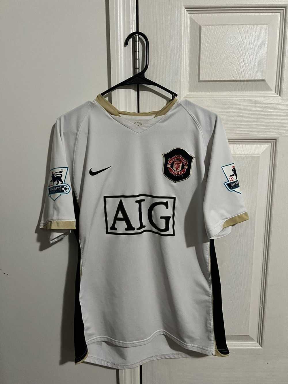 Nike Cristiano Ronaldo Manchester United 2007 2008 Home Long Sleeve Soccer Jersey Shirt L SKU#237925-666