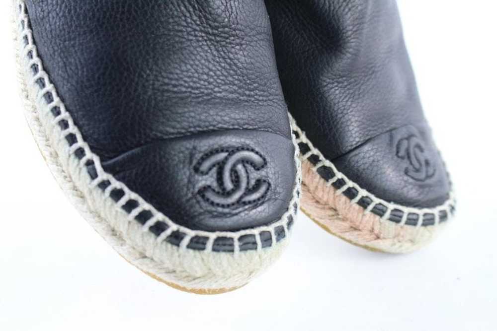 Chanel Chanel Leather Cap Toe Espadrilles 9CR0108 - image 11