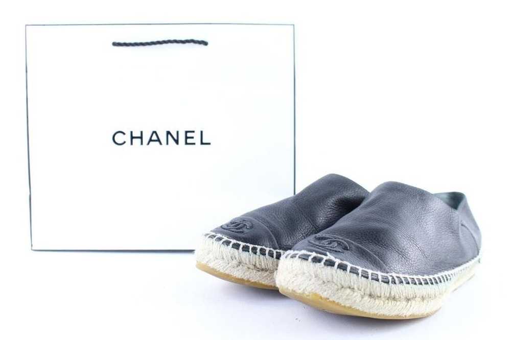Chanel Chanel Leather Cap Toe Espadrilles 9CR0108 - image 12