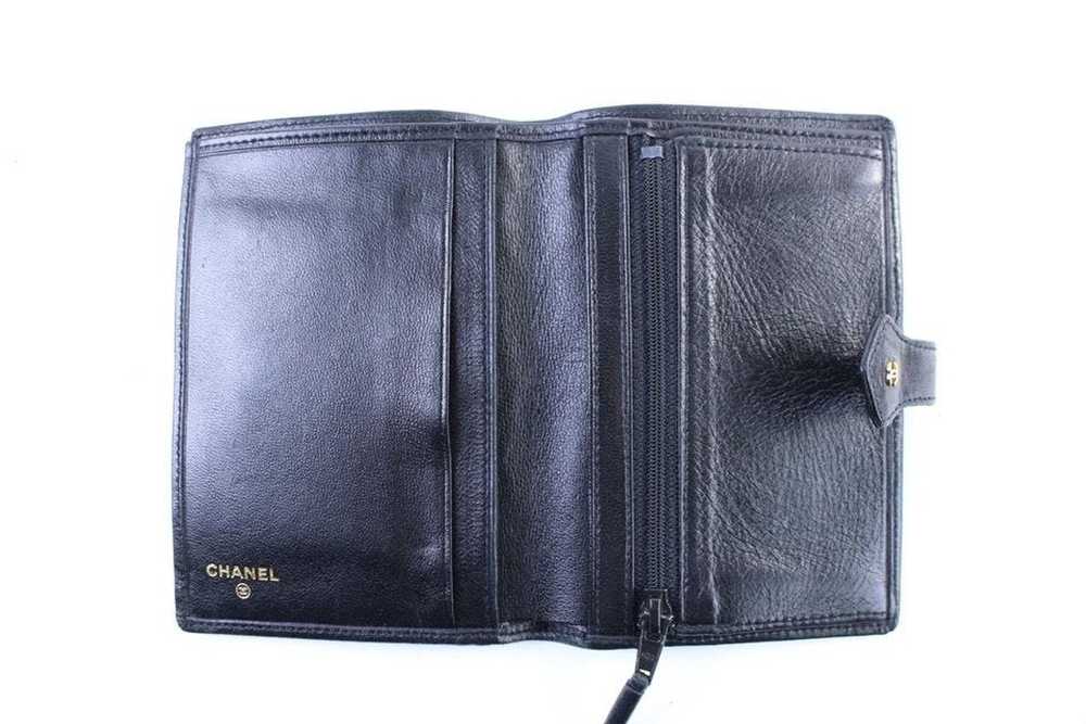 Chanel Chanel ( ULTRA RARE ) Quilted Black Bifold… - image 10