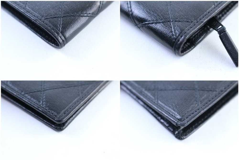 Chanel Chanel ( ULTRA RARE ) Quilted Black Bifold… - image 7