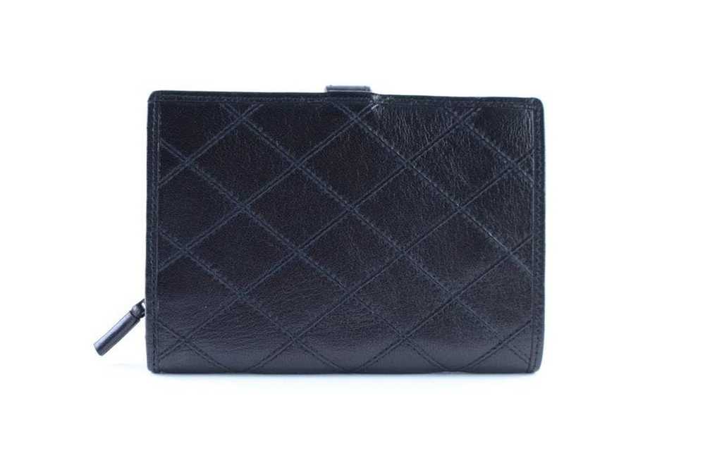 Chanel Chanel ( ULTRA RARE ) Quilted Black Bifold… - image 8