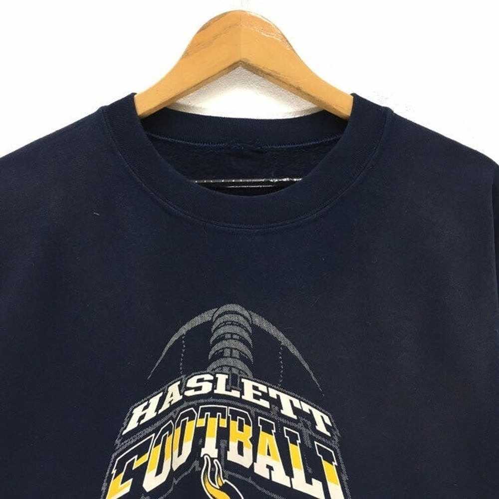 Vintage Vintage Haslett Football Crewneck Sweatsh… - image 5