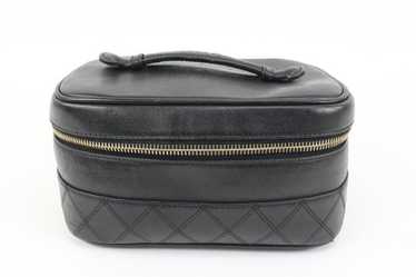 Chanel Chanel Black Quilted Lambskin Horizontal V… - image 1