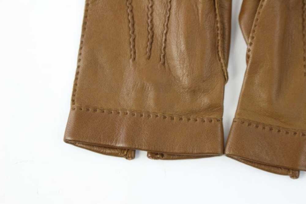 Hermes Hermès Brown Woven Gloves 29hz0717 - image 2