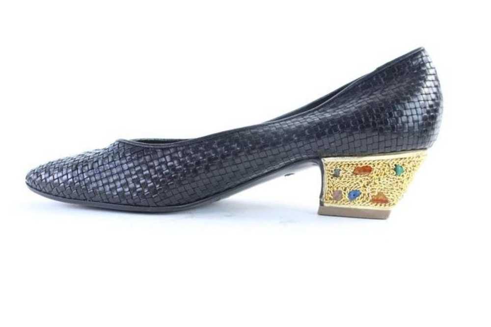 Colette Colette Woven Jeweled Heels 08mz0710 - image 4