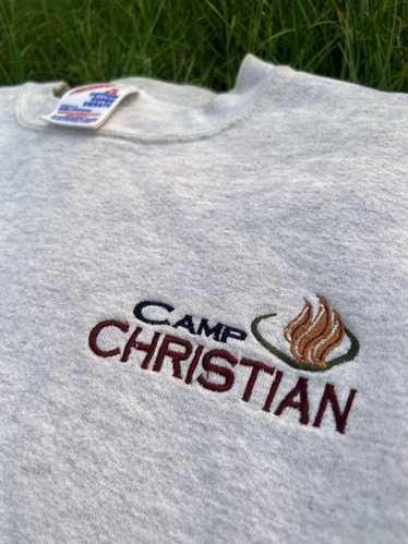 Jerzees × Vintage Vintage camp Christian ( Jesus )