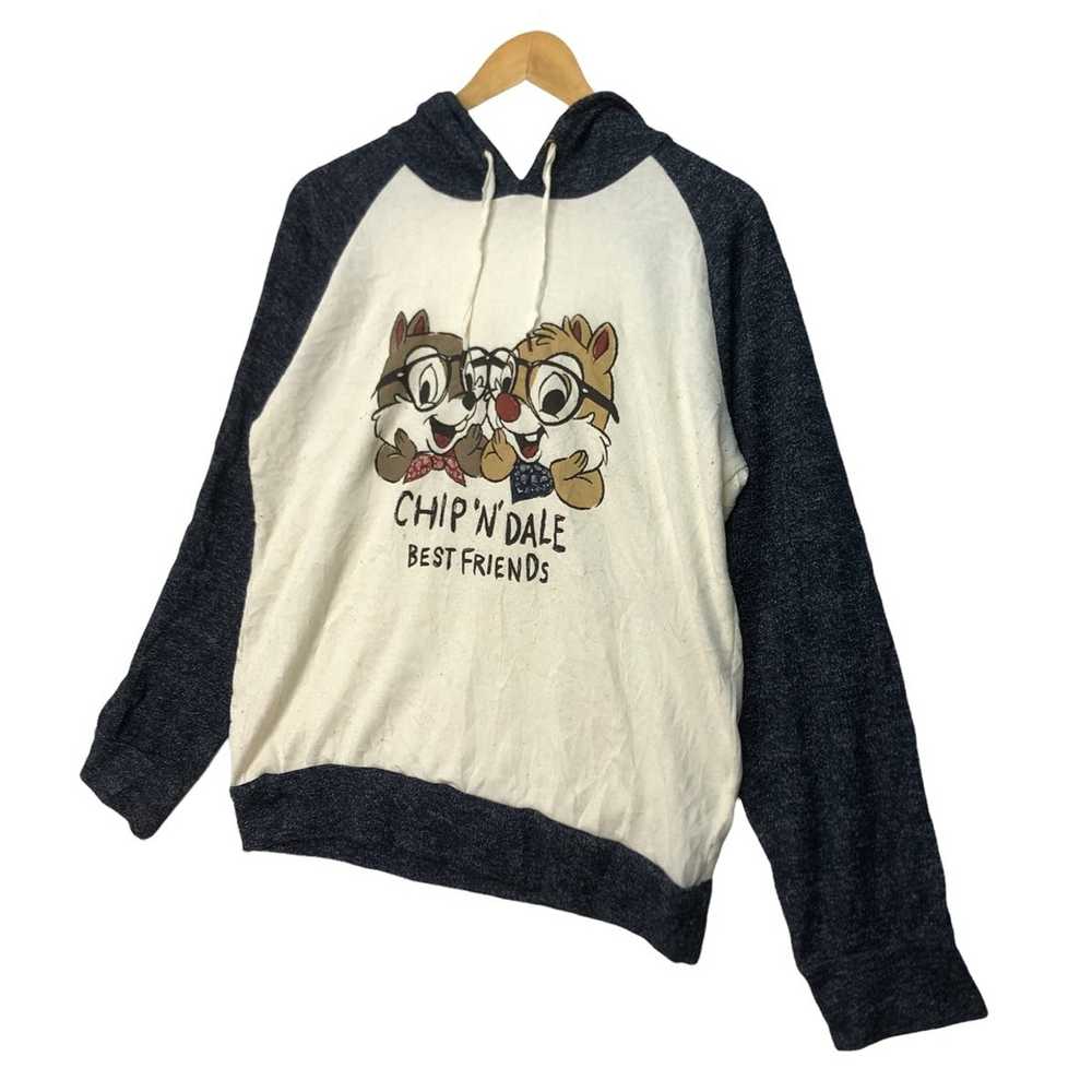 Disney Vtg DISNEY Chip n’ Dale Hoodie Sweatshirt … - image 4