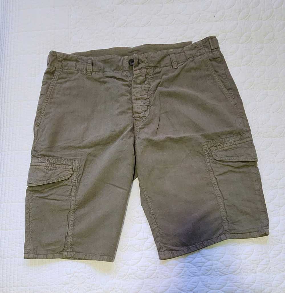 James Perse James Perse Olive Cargo Shorts - image 1