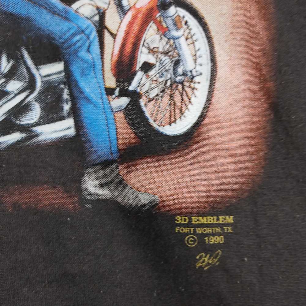 Band Tees × Rock Tees × Vintage 1990 Harley David… - image 3