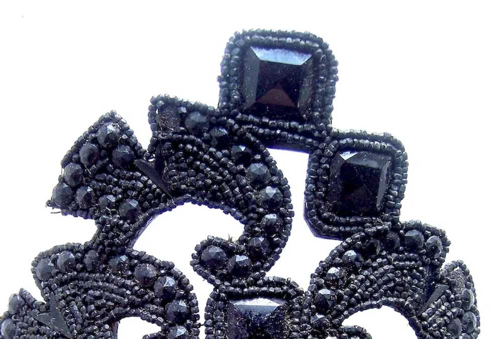 Spanish style Victorian mourning hair comb French… - image 5