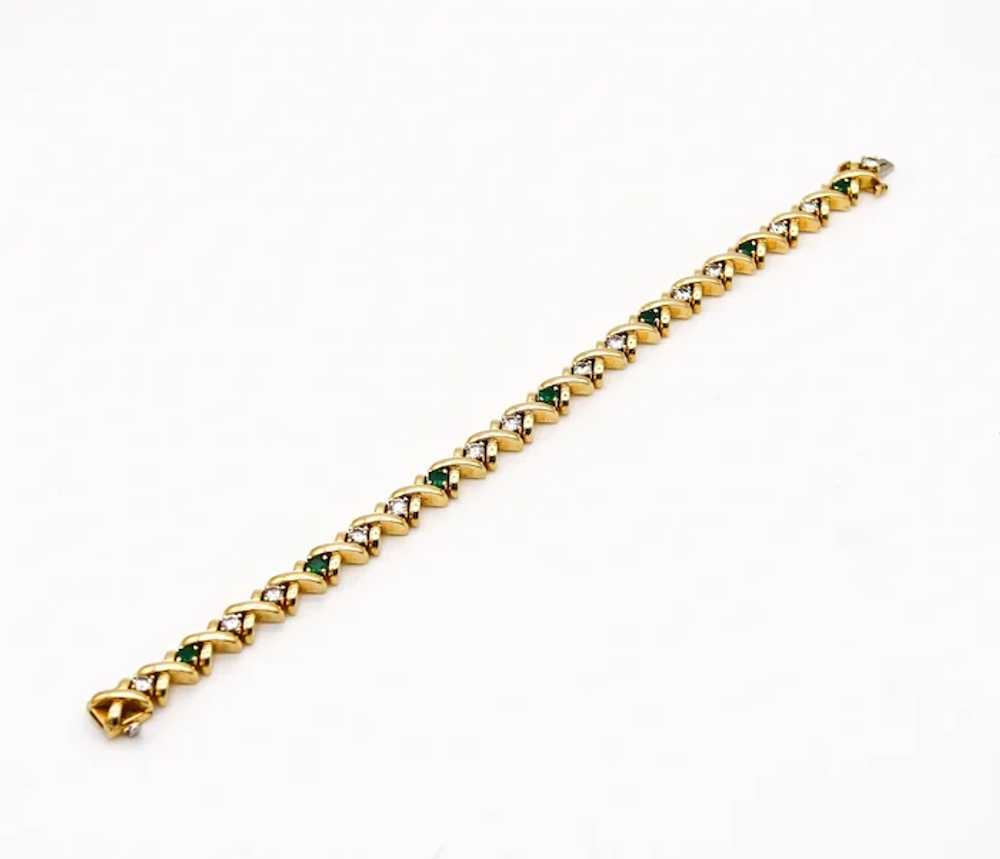 Tiffany & Co. Riviera Bracelet In 18Kt Gold With … - image 3