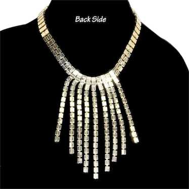 Waterfall Bib Necklace – Egyptian Revival – Gold t