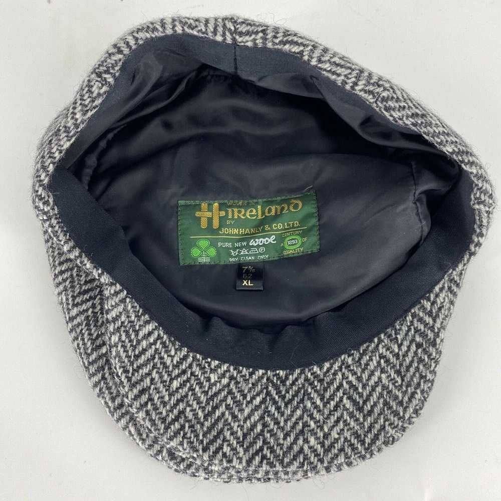 Vintage Vintage Hat Newsboy Cabbie Cap Donegal Tw… - image 8