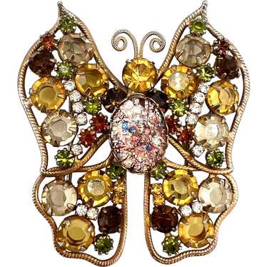 SPARKLING Vintage Butterfly Clip