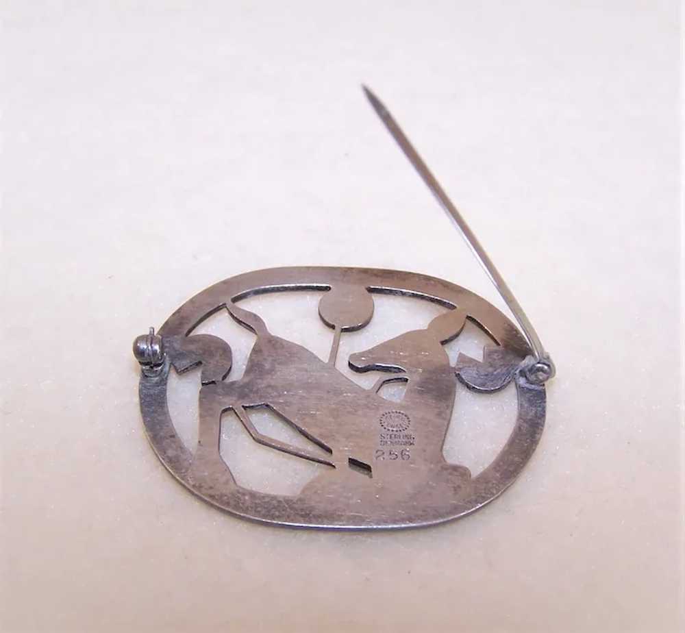 Georg Jensen Denmark Sterling Silver Pin Brooch -… - image 5
