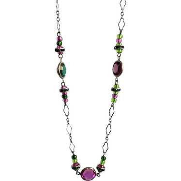 Iris lane necklace 1980s - Gem