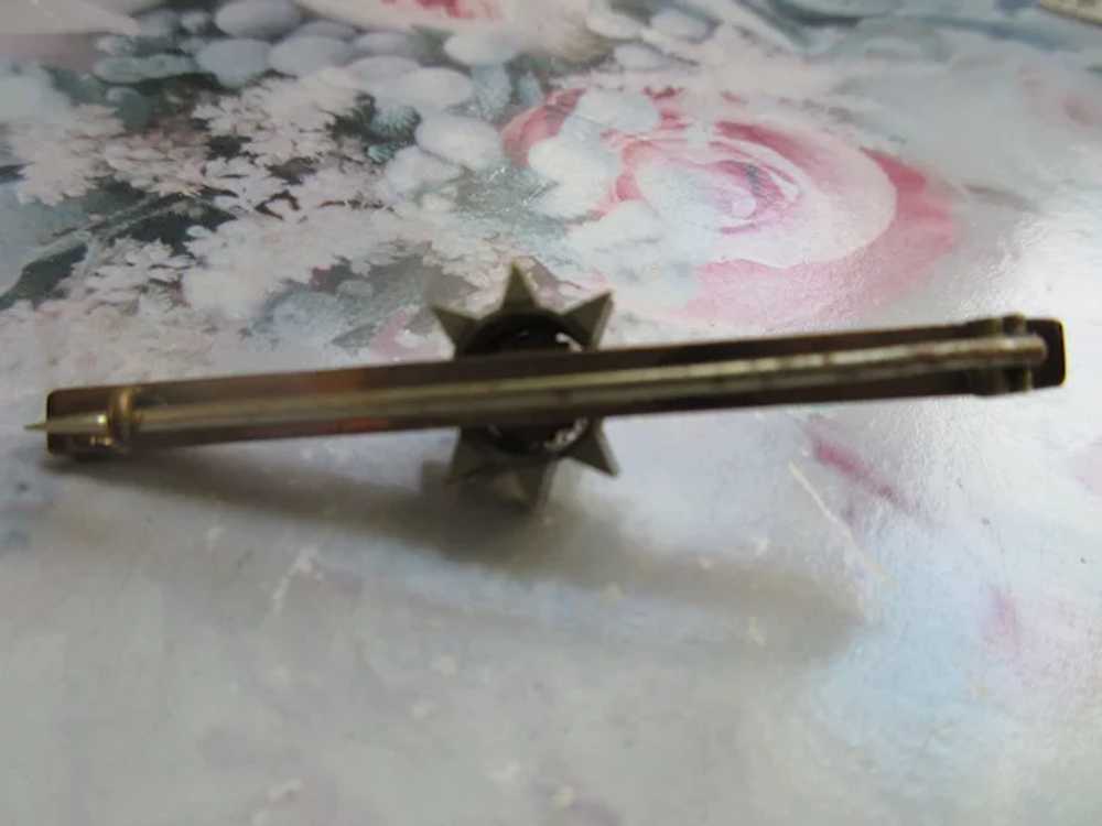 Victorian Paste Star Pin - image 4