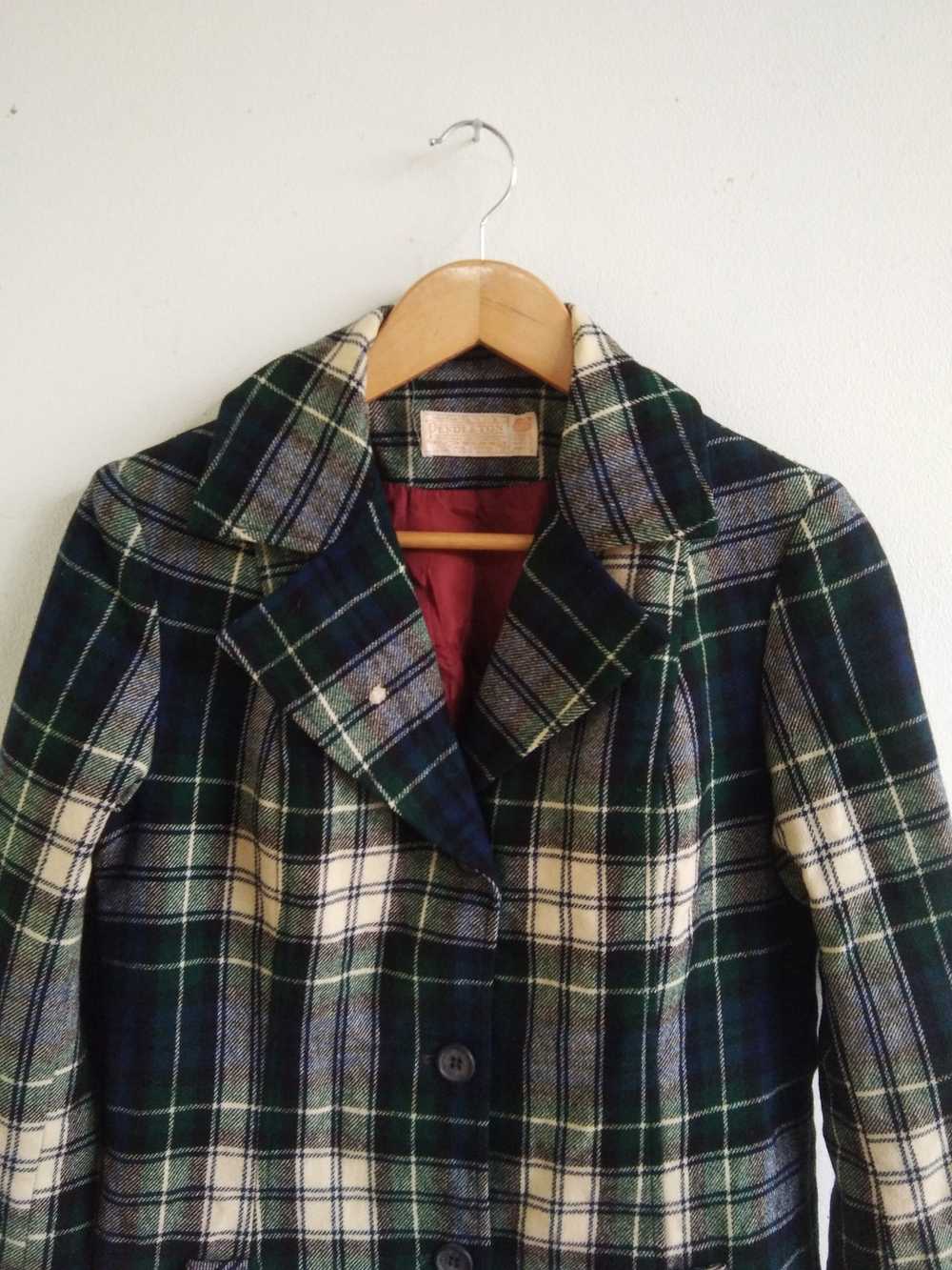 Pendleton Vintage 70s Pendleton Woolen Mills Plai… - image 3