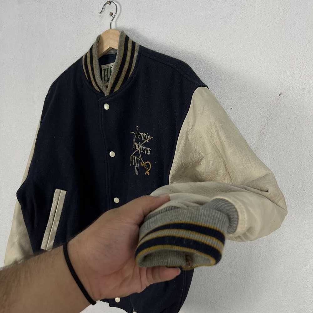 Japanese Brand × Leather Jacket × Varsity Jacket … - image 10