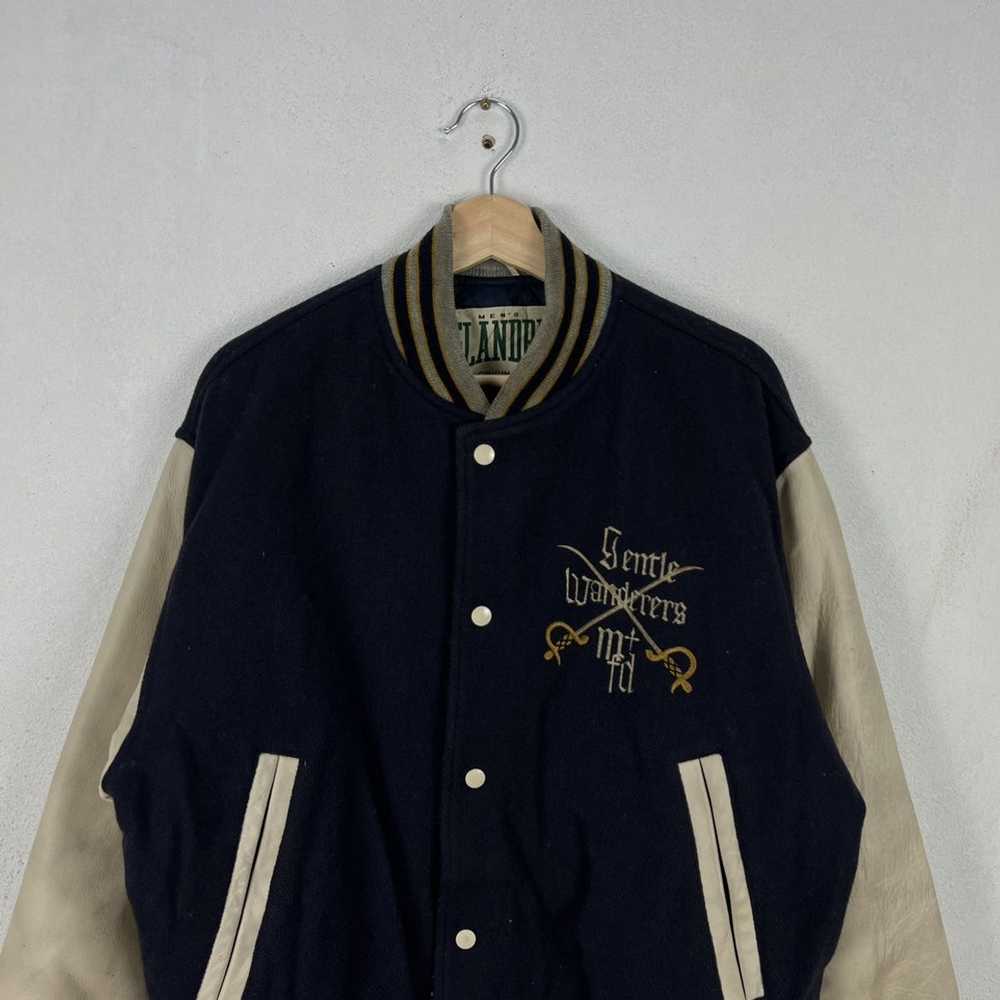 Japanese Brand × Leather Jacket × Varsity Jacket … - image 4