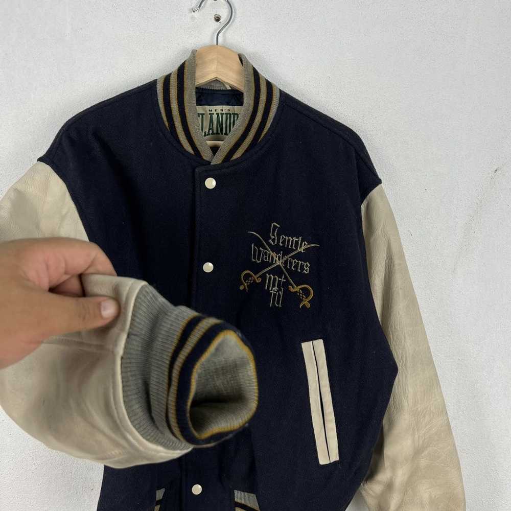 Japanese Brand × Leather Jacket × Varsity Jacket … - image 7